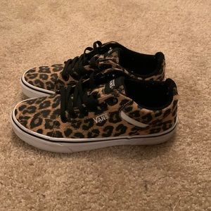 Womens cheetah print vans